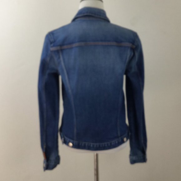 7 for all Mankind Denim Trucker Jacket s - Picture 5 of 8